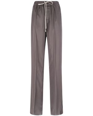 Rick Owens Pantaloni Dritti - Grigio