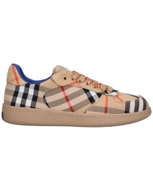 Burberry Trainers "Terrace Check" - Natural