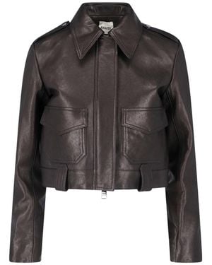 KHAITE Cropped Jacket "Cordelia" - Black