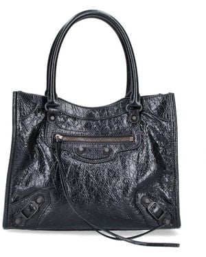 Balenciaga Mini Tote Bag "Le City" - Black