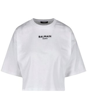 Balmain 100% Cotton T-Shirt - White