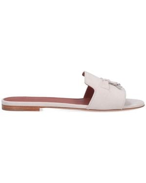 Loro Piana Sandals "Summer Charms" - White