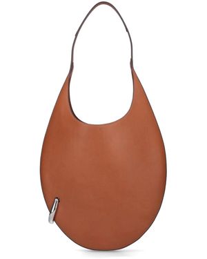 Tory Burch 'Pierced Hobo Bag - Brown