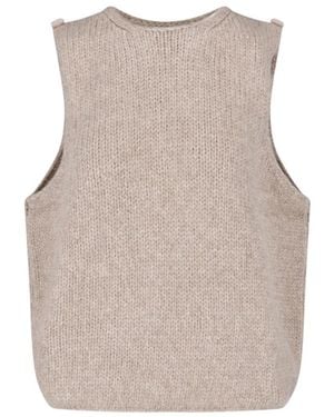 Pampa The Brand Alpaca Wool Tank Top - Natural