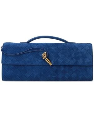 Bottega Veneta "Andiamo" Clutch - Blue