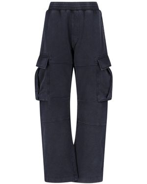 Givenchy Cotton Cargo Trousers - Blue