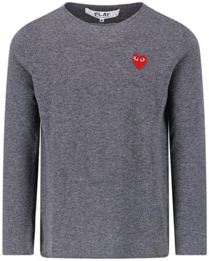 COMME DES GARÇONS PLAY Wool Jumper - Blue