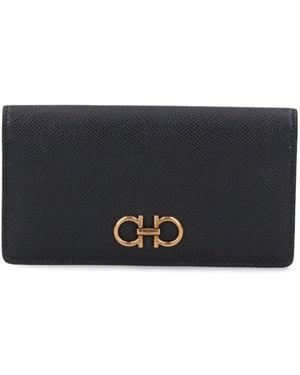 Ferragamo 'Gancini' Wallet - Black