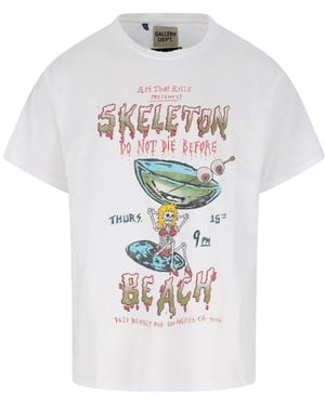 GALLERY DEPT. Skeleton Beach Graphic T-Shirt - White