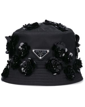 Prada Re-Nylon Bucket Hat - Black