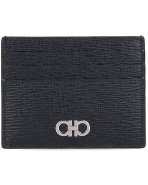 Ferragamo Cardholder "Gancini" - Black