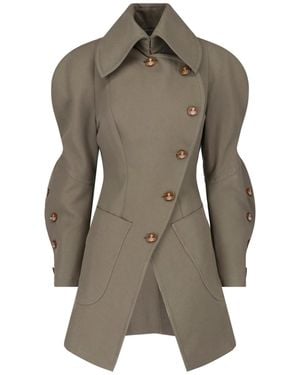 Vivienne Westwood Asymmetrical Jacket "Gale" - Grey