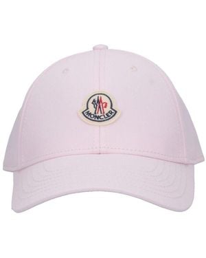 Moncler Cappello Baseball Logo - Rosa