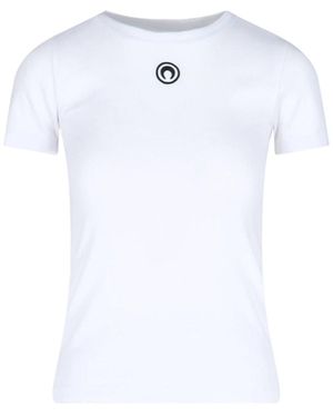 Marine Serre Moon-Inspired T-Shirt - White