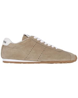 Miu Miu "Plume" Trainers - Natural