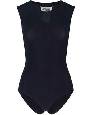 Maison Margiela Stretch Bodysuit - Blue
