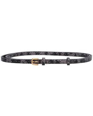 Dries Van Noten Calfskin Belt - White
