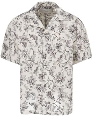 Golden Goose Crisp Button-Down Shirt With Structured Collar - White