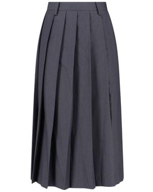 DUNST Midi Skirt - Blue