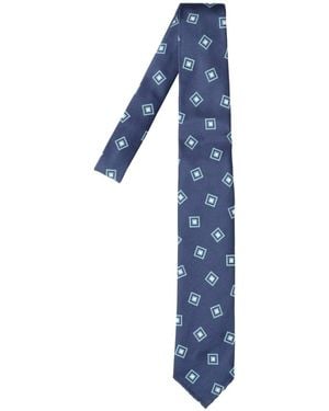 Cesare Attolini Silk Tie - Blue