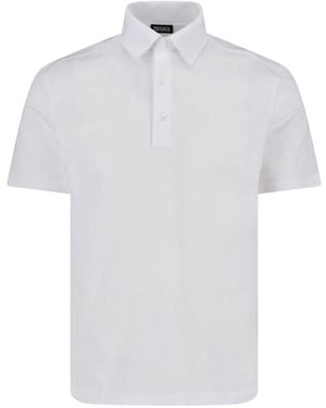 ZEGNA Cotton Polo - White