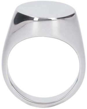 Maison Margiela Oval Ring - White