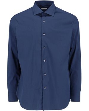 Laboratorio Del Carmine Striped Shirt - Blue