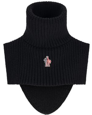 Moncler Virgin Wool Neck Warmer - Black