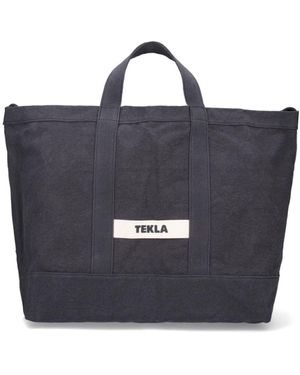 Tekla 'beach Bag' Tote Bag - Blue