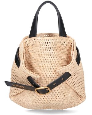 Loewe Mini Punch Hole Shopper in Metallic | Lyst UK