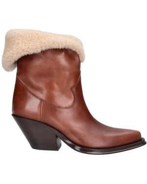 Chloé Ankle Boots "Azelan" - Brown