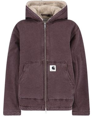 Carhartt Mitch Double-Zip Lambskin Lining Jacket - Purple