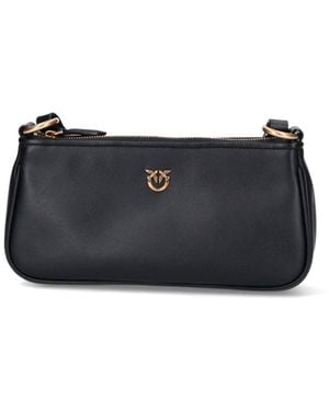 Pinko Mini Shoulder Bag - Black