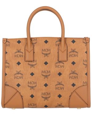 MCM Small Tote Bags "München" - Brown