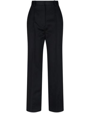 Loro Piana Trousers Silk - Black