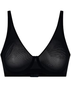 Wolford 'Tulle Flock Full' Bra - Black