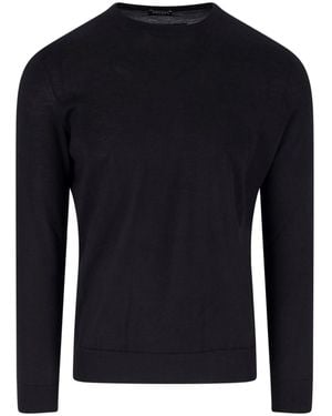 ZEGNA Cashmere And Silk Sweater - Blue