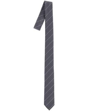 Thom Browne Wool Tie - White