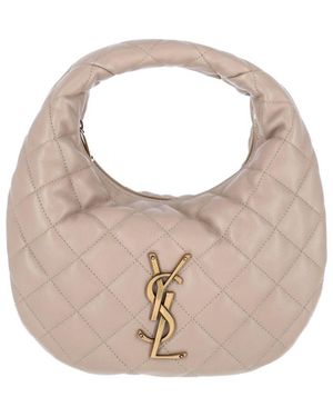 Saint Laurent Hobo Bag "Icarino" - White