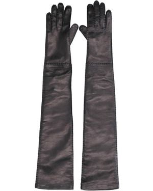 Prada Lambskin Gloves - Black
