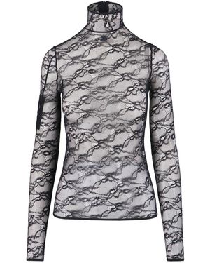 Courreges Top In Pizzo - Grigio