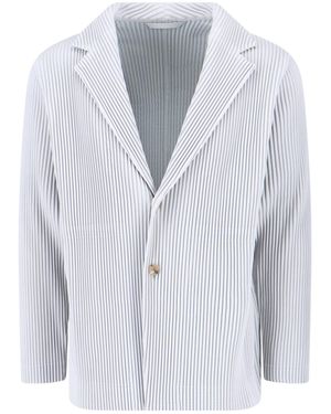 HOMME PLISSÉ 'Basics' Blazer - Blue