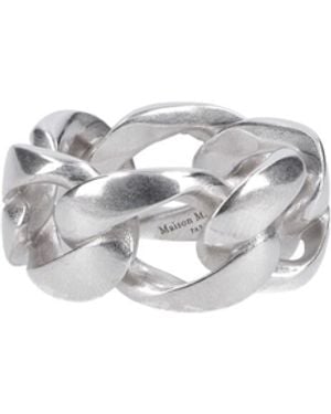 Maison Margiela Ring Maillons" - White