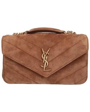 Saint Laurent Small Bag “Loulou” - Brown