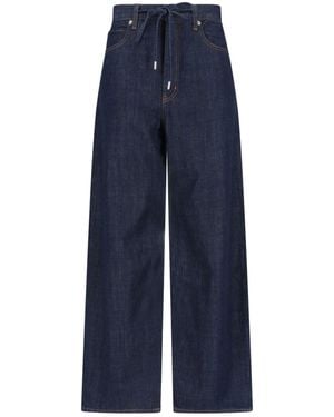 FRAME Straight Jeans "The Bow" - Blue