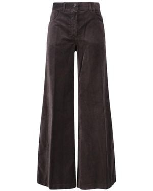 Aspesi Pantalone In Velluto "0156" - Nero