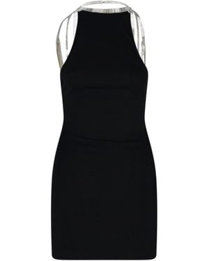 The Attico Mini Sequin Dress - Black