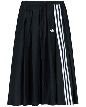 adidas Pleated Midi Skirt - Black