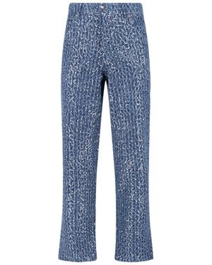 Charles Jeffrey Sequin Jeans - Blue