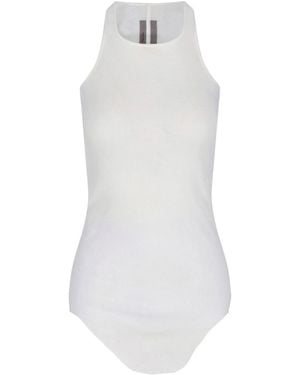 Rick Owens Cotton Tank Top - White